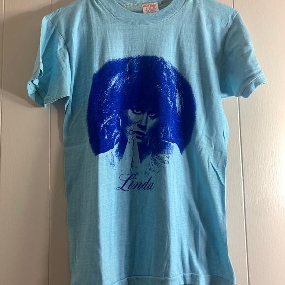 vintage 80’s LINDA RONSTADT Queen Of Country Rock single stitch tee shirt MEDIUM - Picture 3 of 6